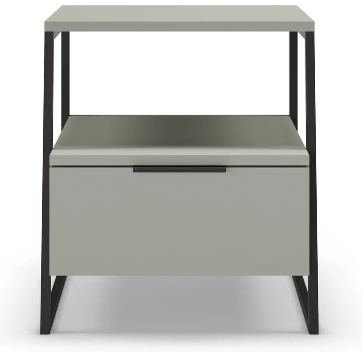 Zöldesszürke éjjeliszekrény Velia – Marckeric