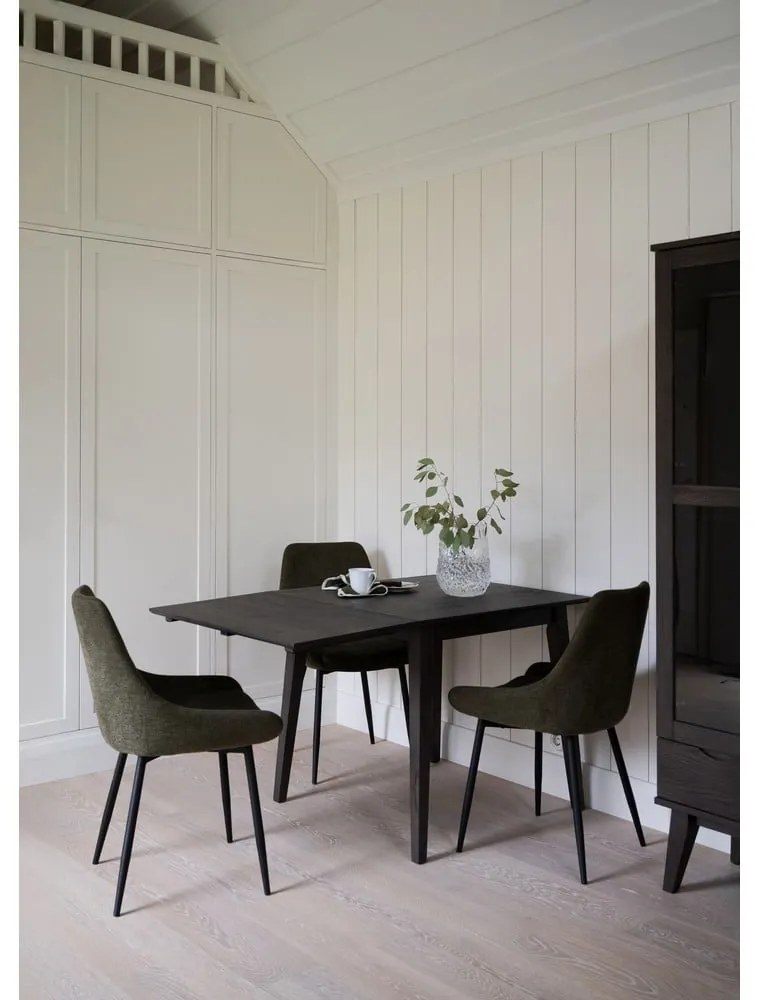 Tölgyfa bővíthető étkezőasztal 80x80 cm Filippa - Rowico