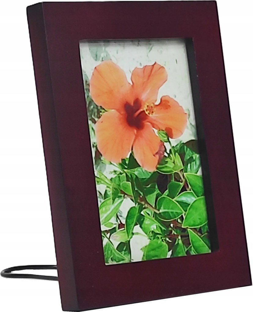 Gbm fa képkeret 13x18 cm-es képhez. Mahagóni