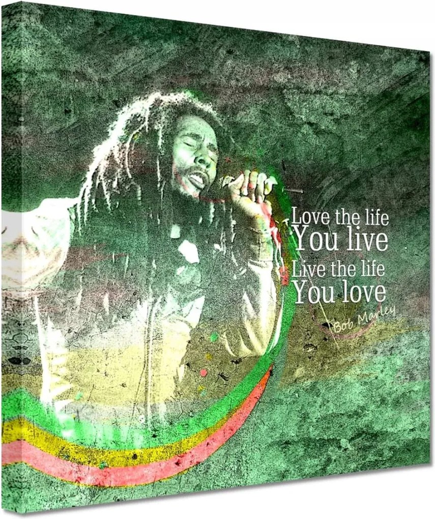 Festmények 20x20 Bob Marley egy koncerten