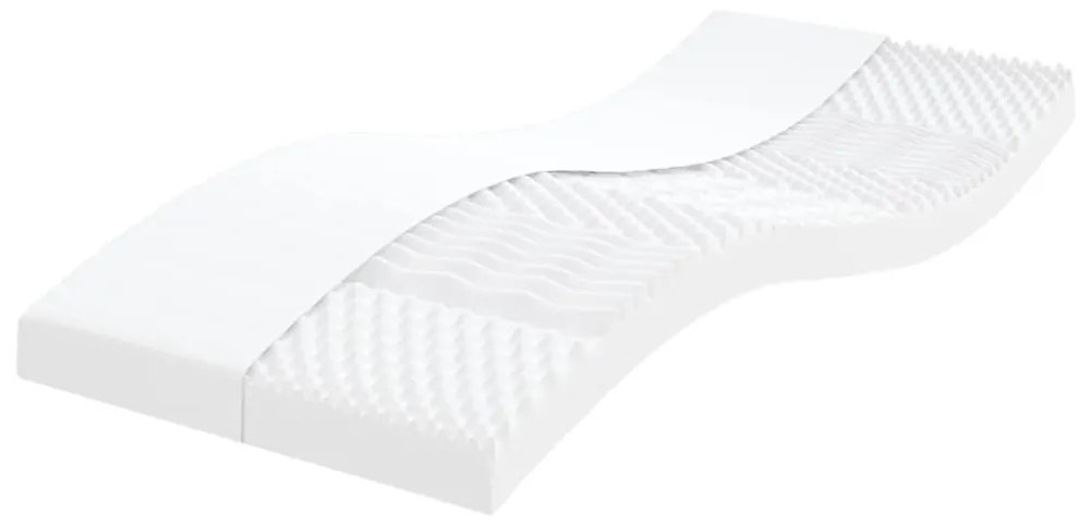 2 db fehér 7 zónás 20 ILD keménységű habmatrac 90 x 190 cm