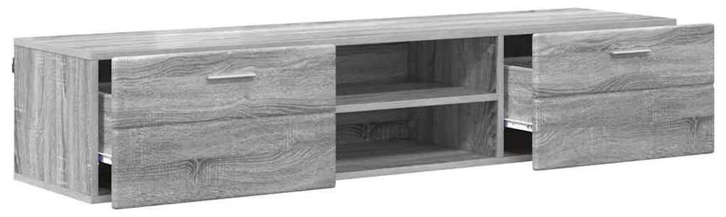 TV szekrény fiókkal Szürke sonoma 150 x 39 x 30 cm Faanyag