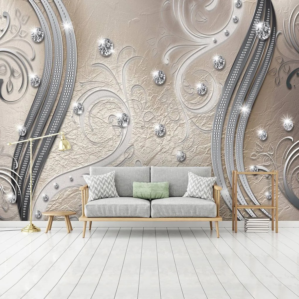 Fotótapéta - Luxus gyémántok (152,5x104 cm)