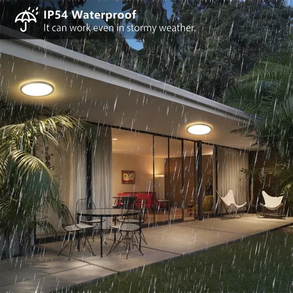 Brilagi - ULTRA SLIM LED fürdőszobai lámpa, 12 W, 230 V, Ø 22,5 cm, arany, IP54