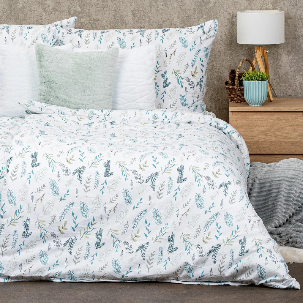 4Home Pine flanel ágyneműhuzat, 140 x 200 cm, 70 x 90 cm