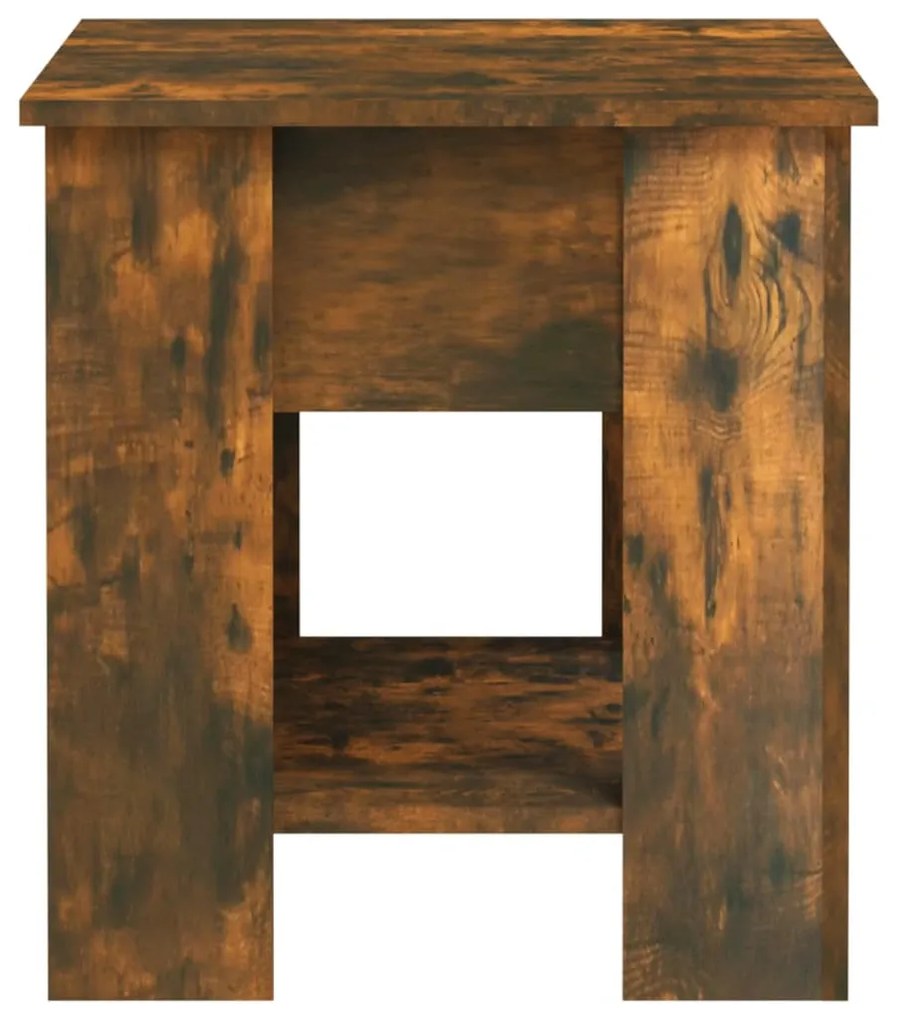Füstös tölgy színű szerelt fa dohányzóasztal 101 x 49 x 52 cm