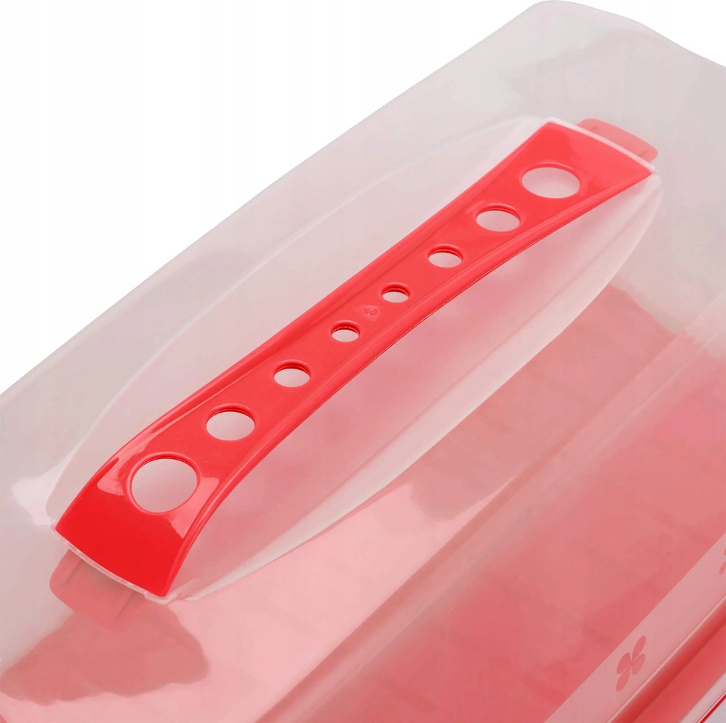 Téglalap Alakú Sütemény Fedéllel És Bpa-mentes Fogantyúval