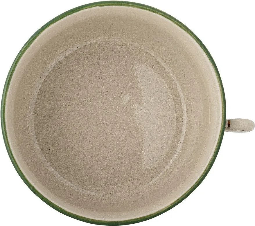 Zöld kőedény leveses tálka 460 ml Hezha – Bloomingville