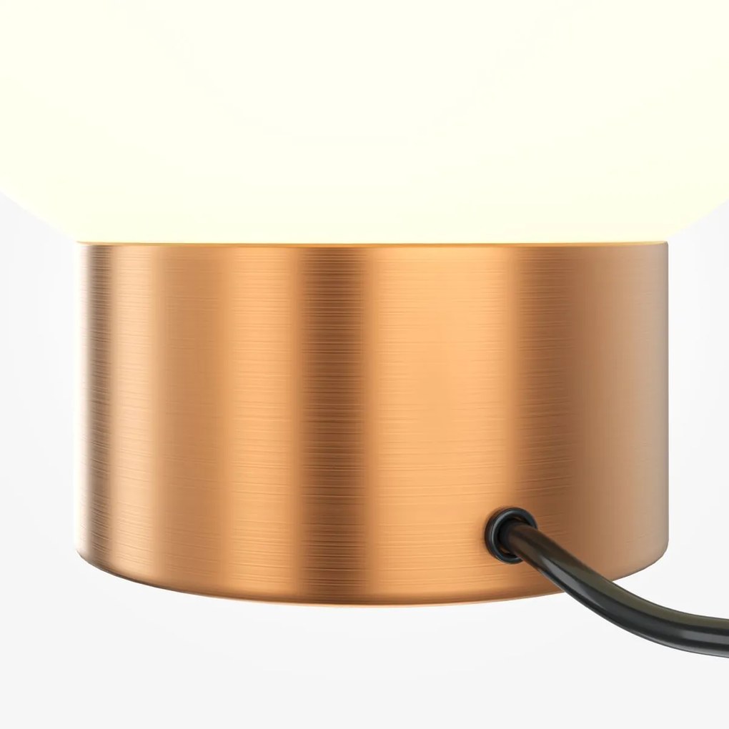 Maytoni modern asztali lámpa basic form fehér sárga mymod321tl-01g3