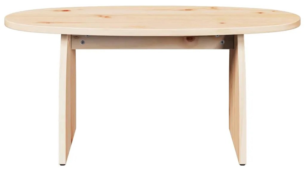 Dohányzóasztal Természetes 80 x 40 x 35 cm Tömör fenyőfa
