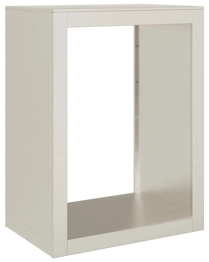 vidaXL tűzifa állvány 60x40x80 cm időjárásálló acélból