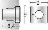 NOVOLUX 213A-L0102F-30 NAT-LED Kültéri Talajba Építhető Lámpa Ezüst LED IP68