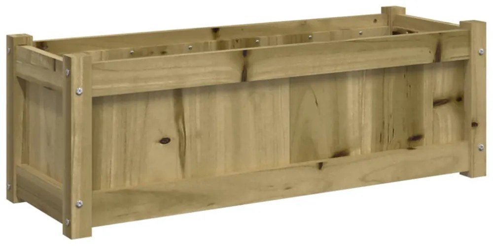 impregnált fenyőfa virágláda 90x31x31 cm