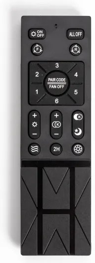 Brilagi - LED Dimmelhető lámpa ventilátorral AURA LED/38W/230V arany + távirányító