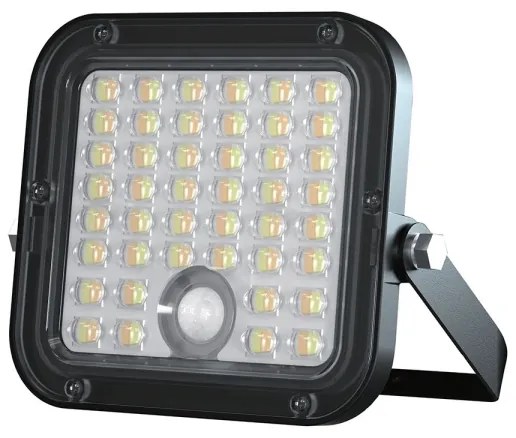 LED állítható fényerejű napelemes reflektor érzékelővel 10W 4000/6000K IP65 + DO