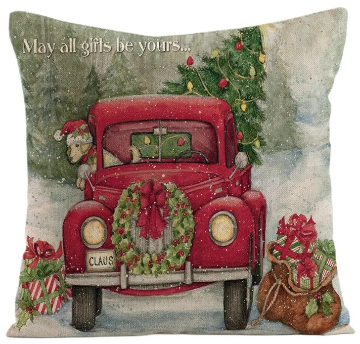 JINGLEVAN párnahuzat 45x45 cm, színes