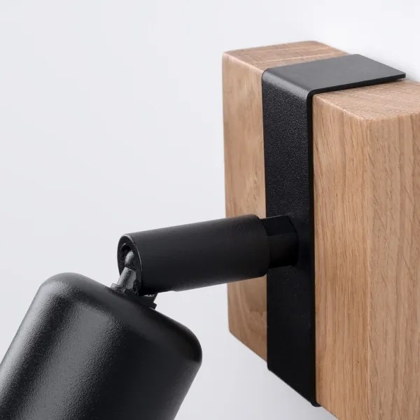 Sollux SL.1295 - Spotlámpa ZUCA 1xE27/15W/230V fekete