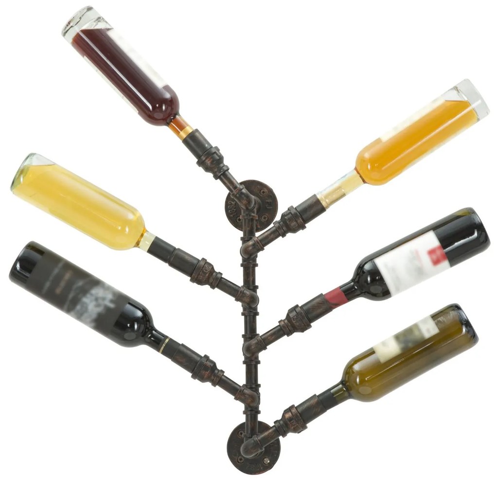 Fali kulacstartó manhattan 6 férőhelyes 27x15x55cm