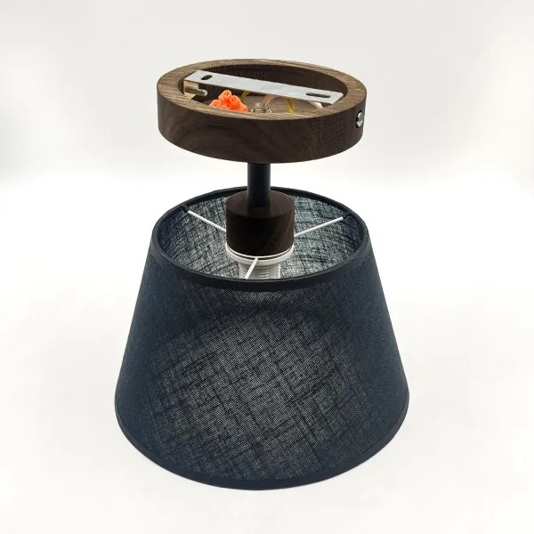 Brilagi - LED mennyezeti lámpa ANTHONY 1xE14/60W/230V dió/fekete