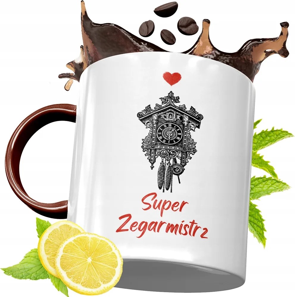 Bordó Bögre Óramesternek Születésnapra Ajándék fényképes nyomtatással