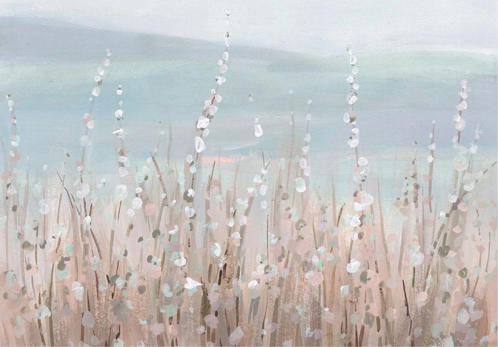 Flizelin fotótapéta Reggel a tengerparton pasztell virágok 368x254 +ragasztó