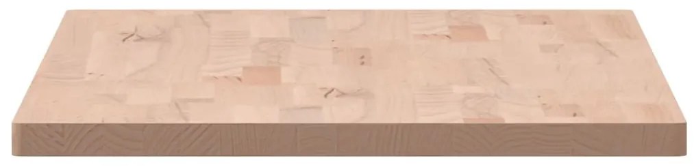 tömör bükkfa téglalap alakú asztallap 100x50x2,5 cm