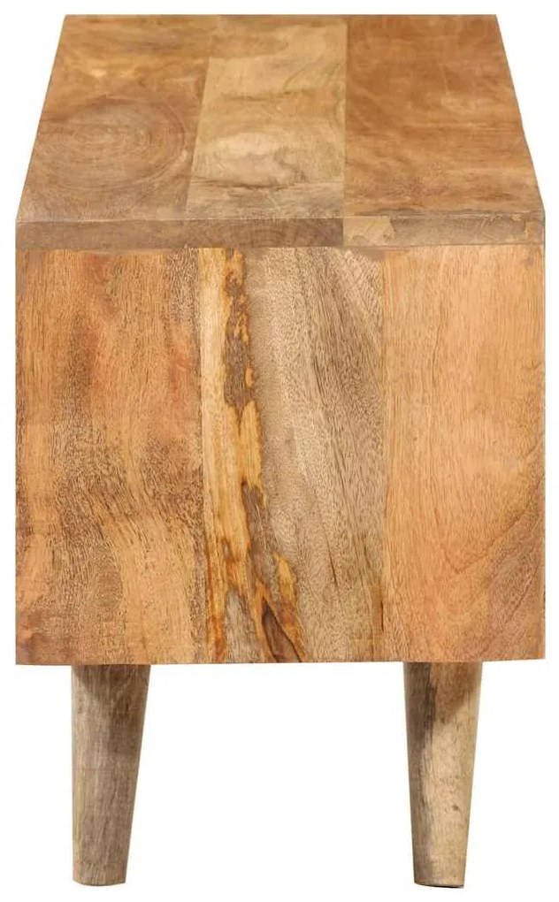 tömör mangófa TV-szekrény 110x30x41 cm