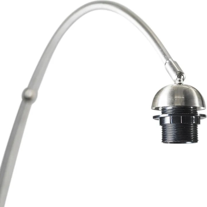 Ív lámpa acélból moha zöld árnyékolóval 50/50/25 - XXL