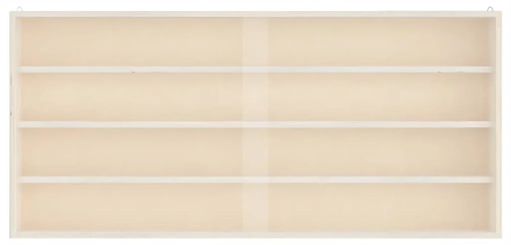 fa gyűjtői vitrin ajtókkal 80x8,5x37 cm