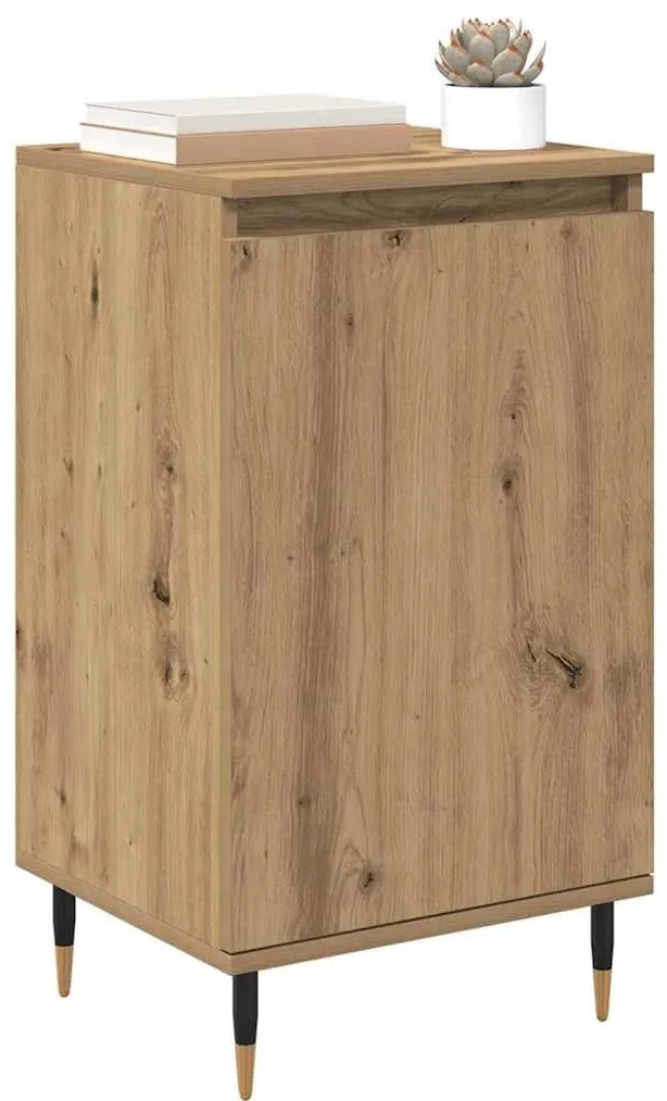 Széf 2 pcs Artisan tölgy 40 x 35 x 70 cm Műszaki fa és vas