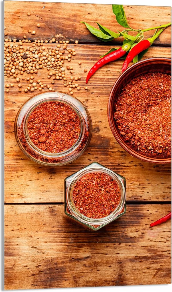 Üveg Vágódeszka 30x52 Chilli Konyha