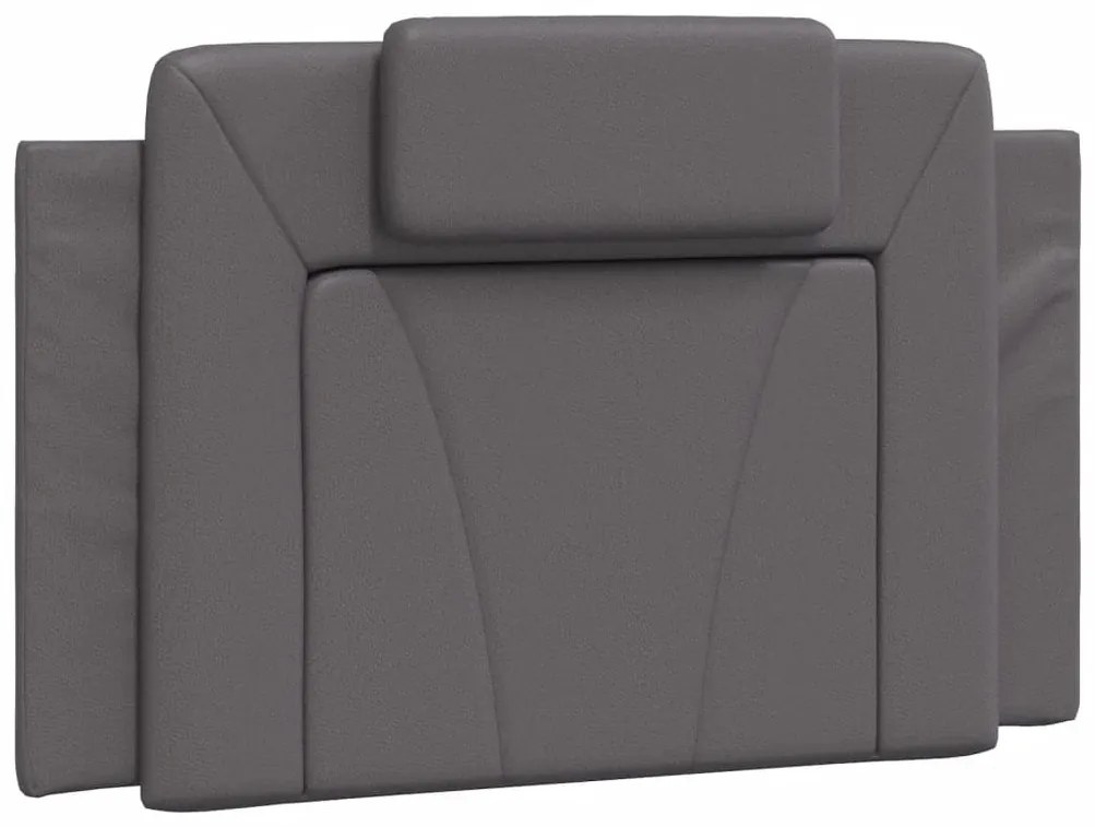 szürke ágykeret Viana LED-ekkel matrac nélkül 90 x 200 cm