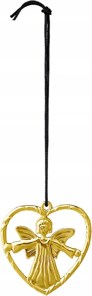Rosendahl Karen Blixen Christmas Karácsonyi angyal medál szívvel Arany