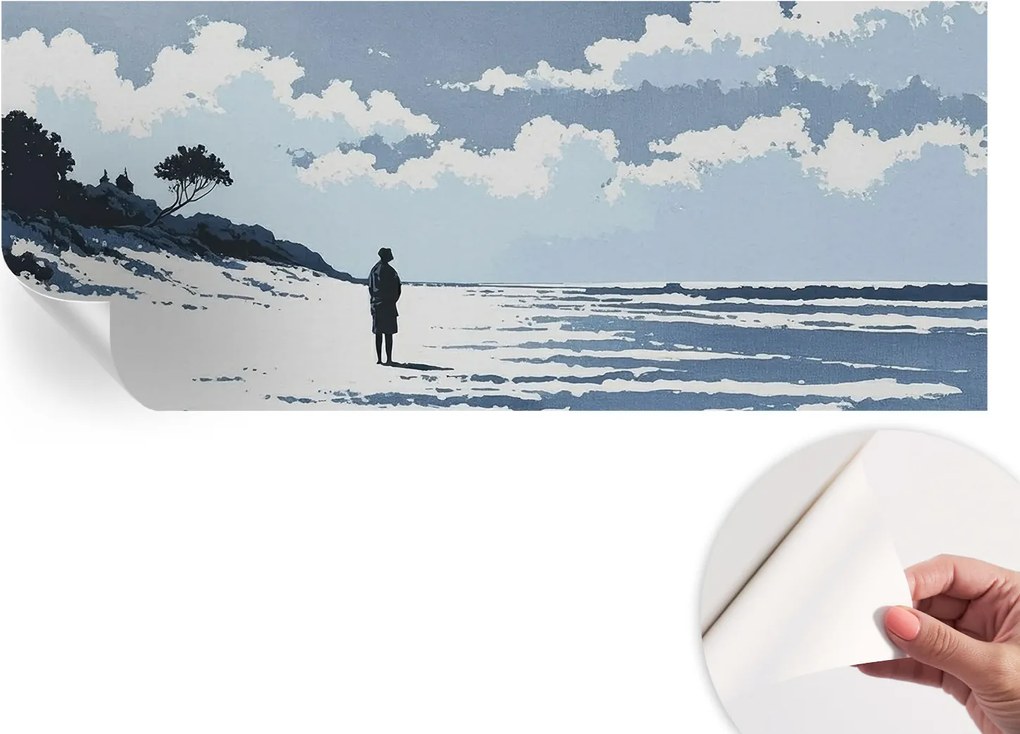 Öntapadós fotótapéta Nappaliba és Hálószobába Tengerparti csend 250x104