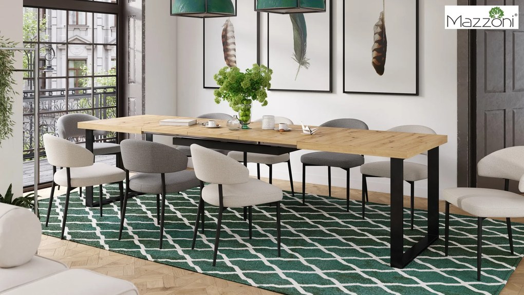 MAZZONI EXPORT IRIS Világosszürke Taupe (Basel 34 szövet) - MODERN LOFT KÁRPITOZOTT SZÉK NAPPALIBA/ÉTKEZŐBE