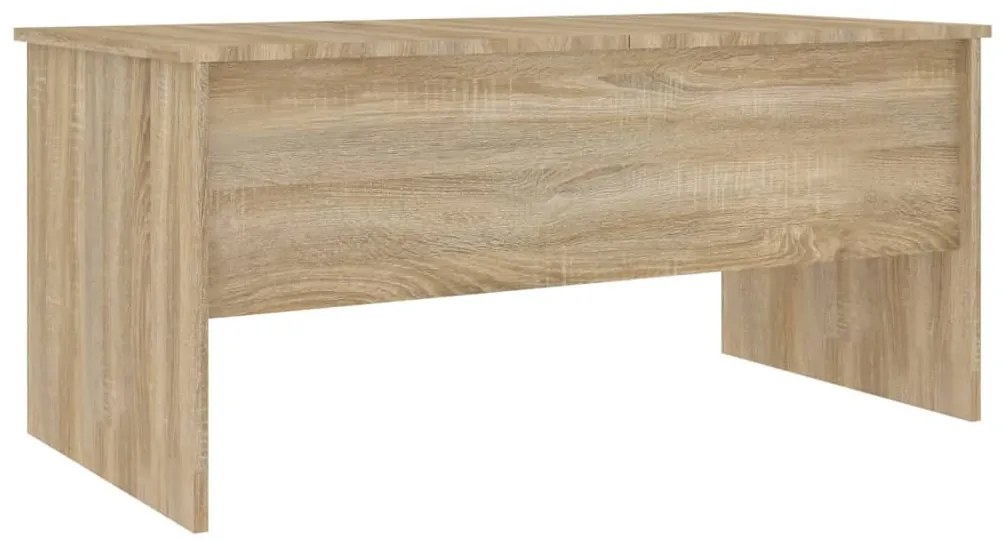 Sonoma tölgy színű szerelt fa dohányzóasztal 102x50,5x46,5 cm