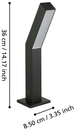 Eglo 900992 - LED Kültéri lámpa UGENTO 2xLED/4,5W/230V IP44