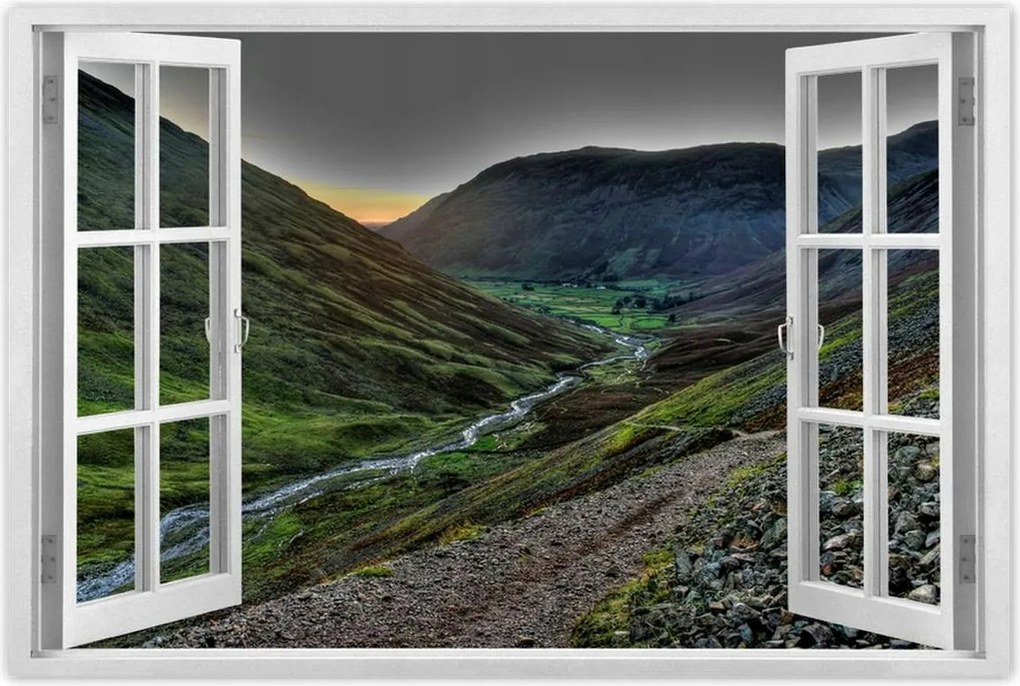 Poszterek 90x60 Napfelkelte a hegyekben