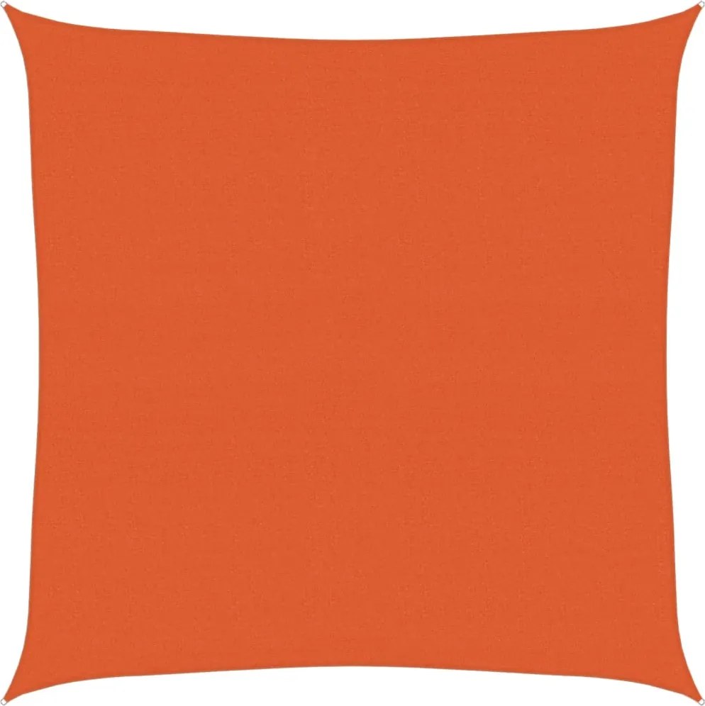 vidaXL bézs négyszögű HDPE napvitorla 160 g/m² 6 x 6 m