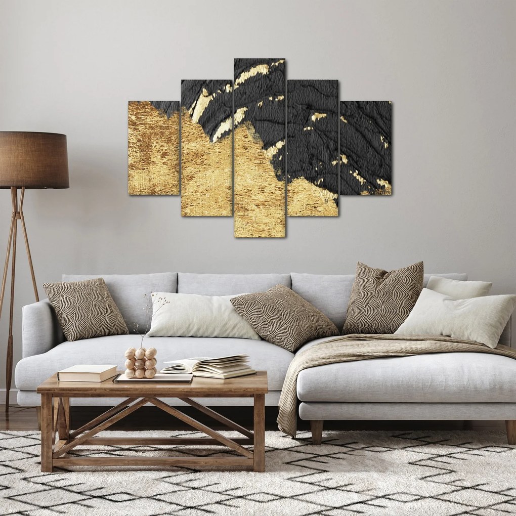 Kép - Arany szerkezet N⁰1 (150x105 cm)