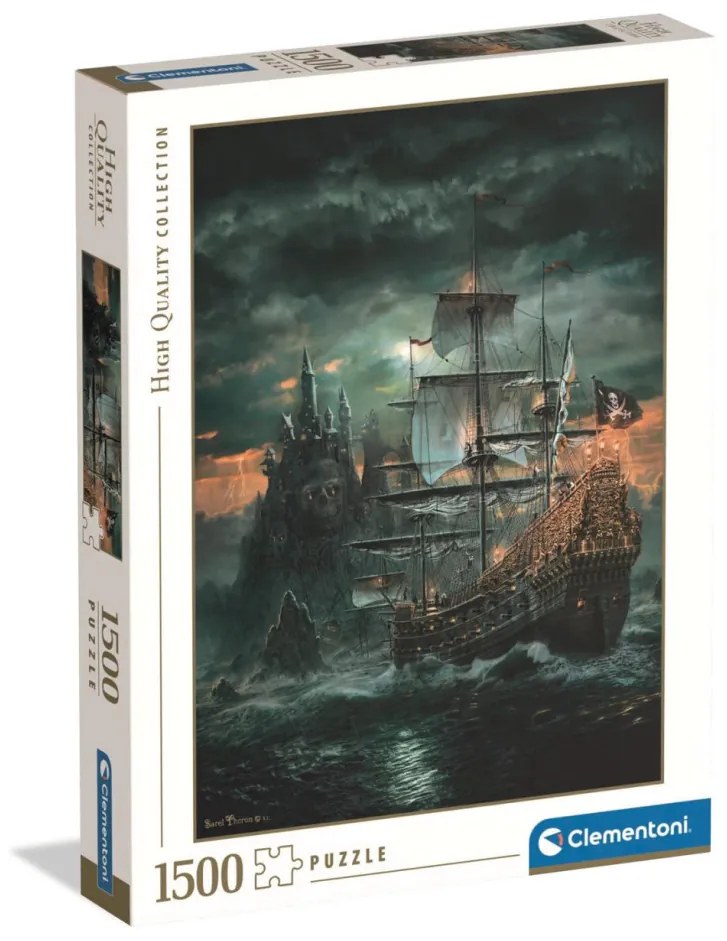 Kalózhajó Haunted Seas 1500 db-os puzzle Clementoni