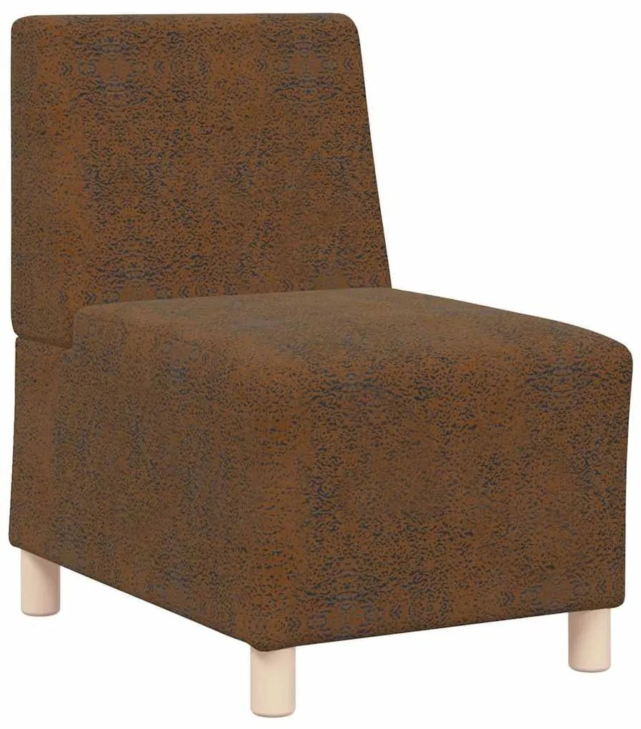 Fotel 3 pcs Barna 55 x 74 x 82 cm Műbőr velúr
