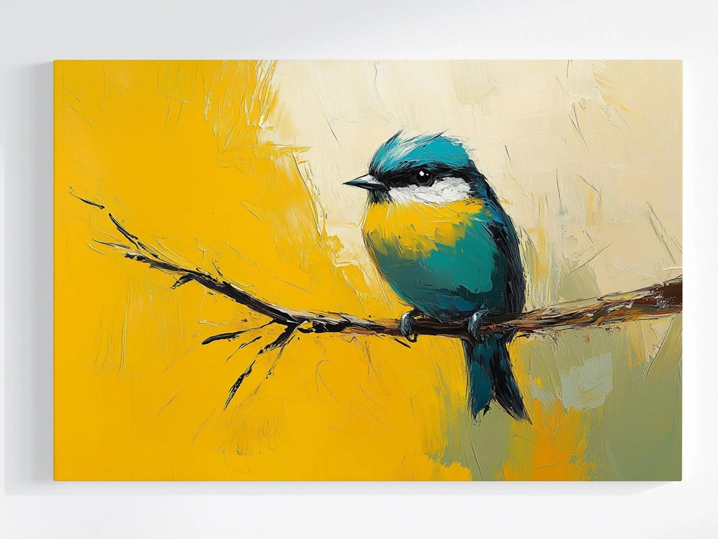 Vászonkép Canvas Madár Cinege Állatvilág Természet 120x80