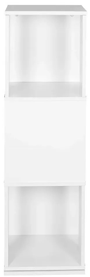 Forgó könyvespolc, 34x34x108 cm, fehér