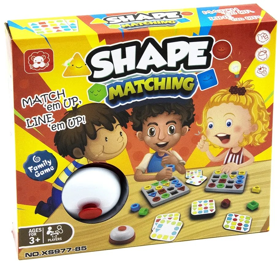 Shape Ügyességi Társasjáték Kisgyerekeknek Forma Illesztő Játék