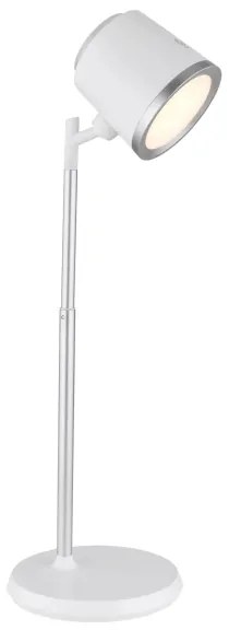 Globo 58454W - MEEYA LED 6W/3,7V érintős asztali lámpa, fehér, dimmelhető