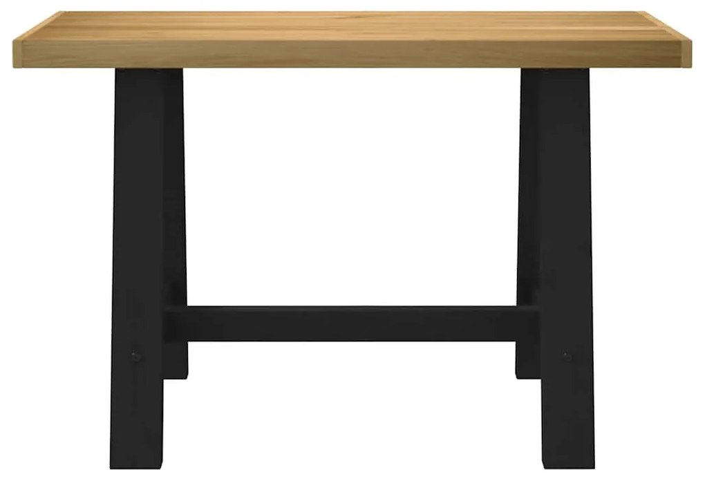 íróasztal NOAIN A alakú lábak 120x50x75 cm tömör fa fenyőfa