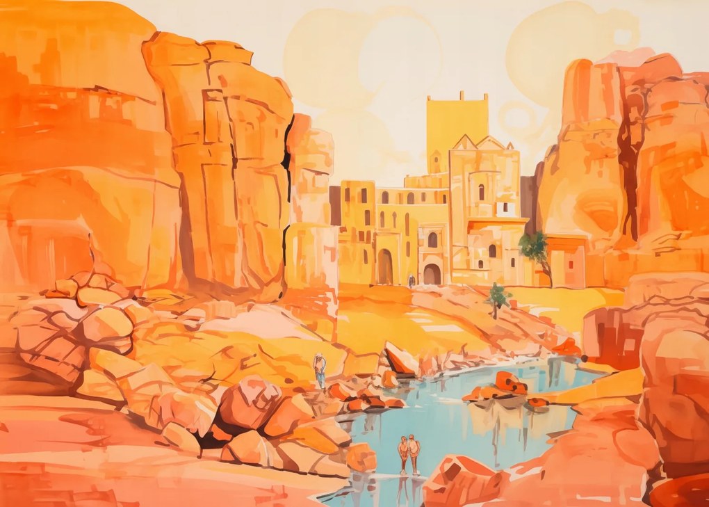 Poszter 35x25cm Romok a nap alatt