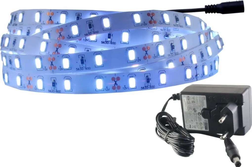 Bútor Led szalag szett fehér 5630 300D Hideg 1m