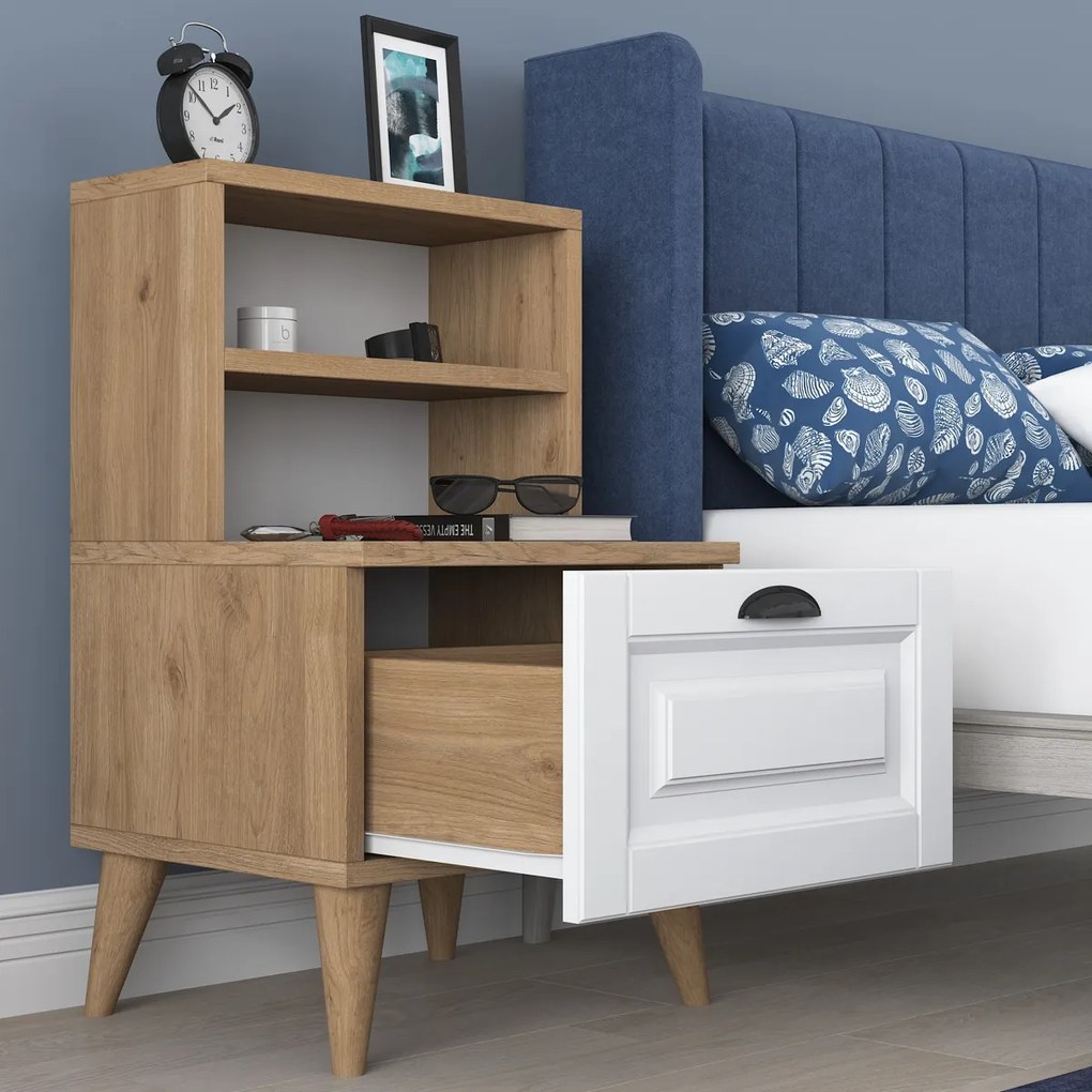 BD Walnut éjjeliszekrény